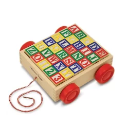 Melissa & Doug ABC Block Cart