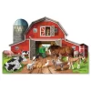 Melissa & Doug Busy Barn Shaped 32-pc. Floor Puzzle