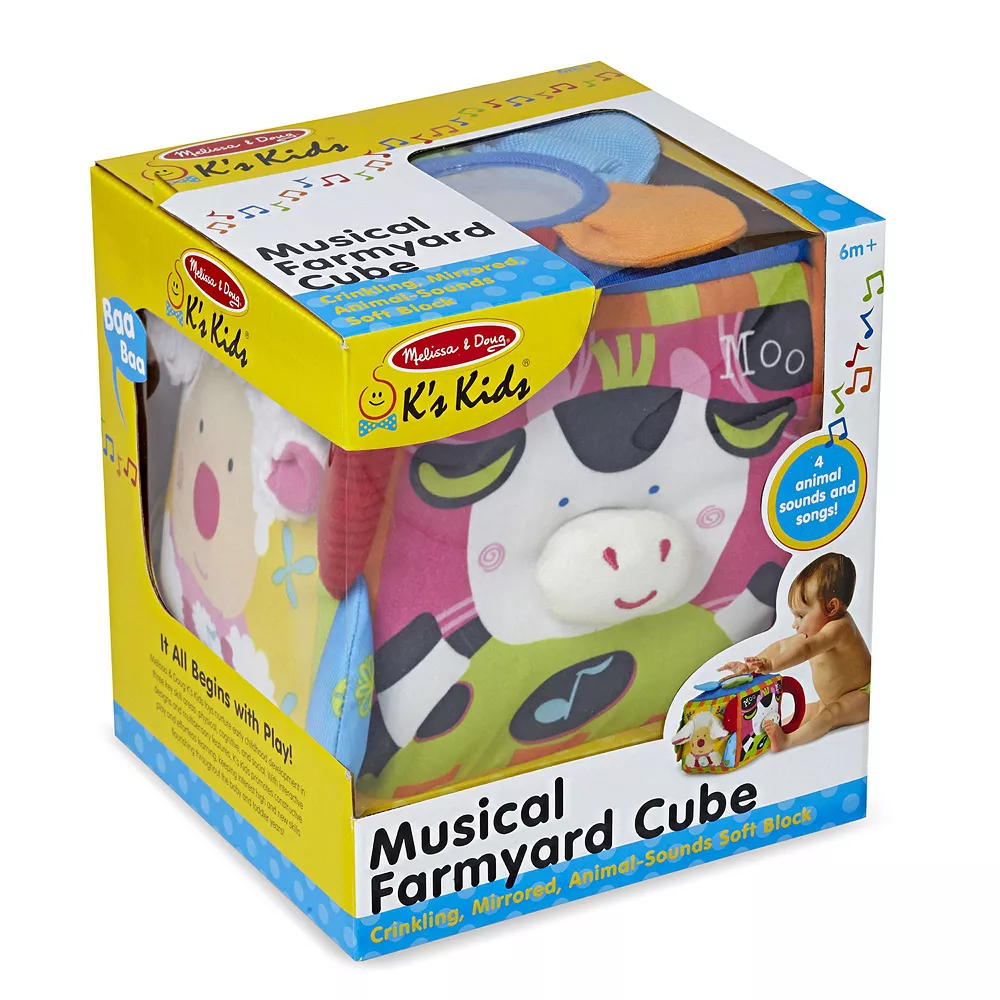 Melissa & Doug Musical Farmyard Activity Cube - Image 5