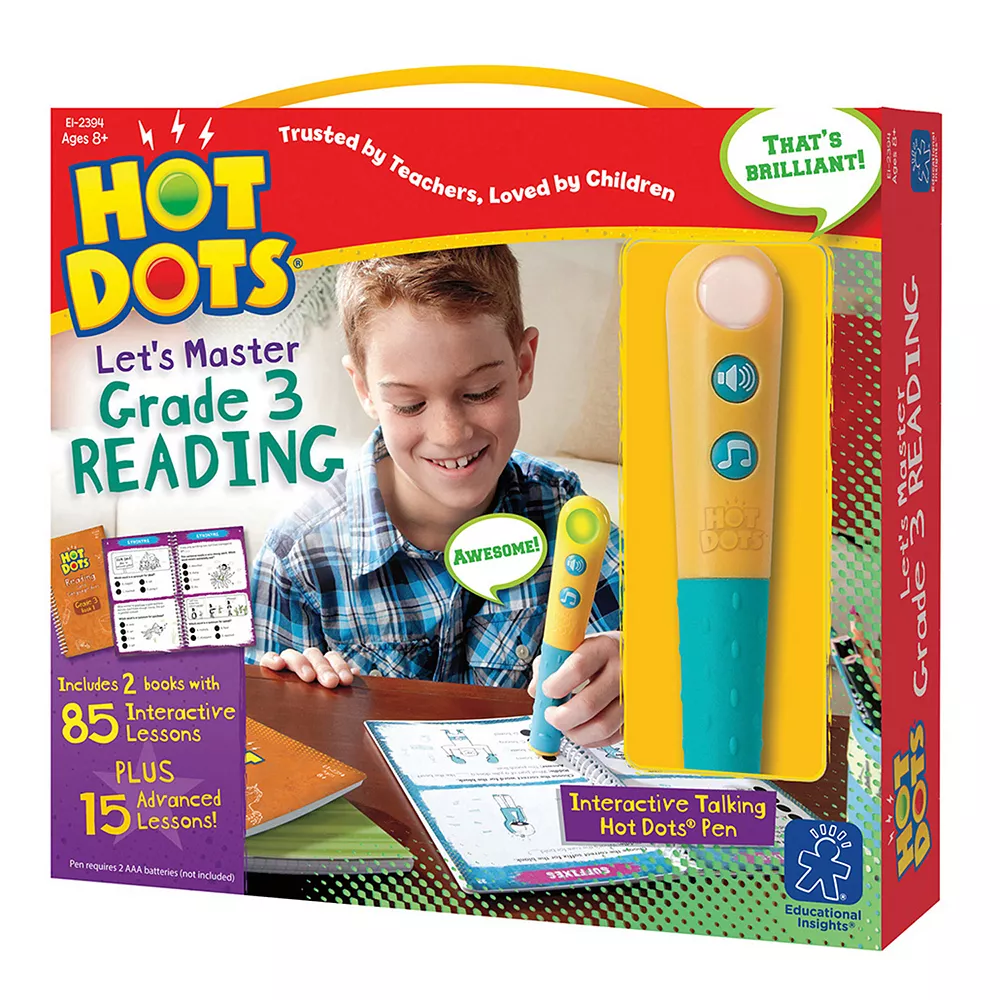 Educational Insights Hot Dots Jr. Let's Master Grade 3 Reading Book Set - Image 3