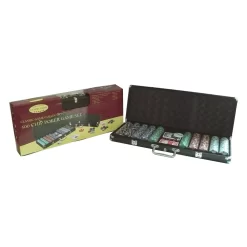 500 Chip Poker Game Set By John N. Hansen Co.