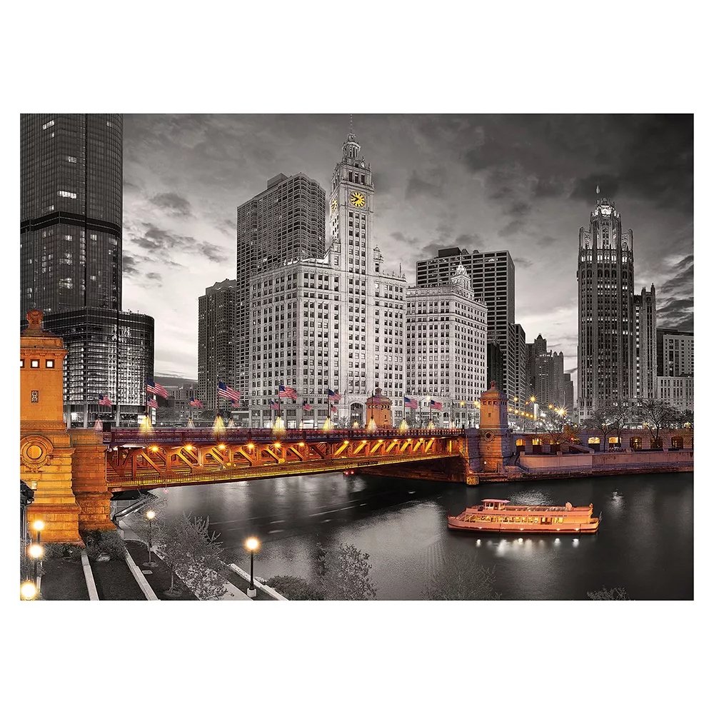 Eurographics 1000-pc. City Collection Chicago Michigan Avenue Jigsaw Puzzle - Image 2