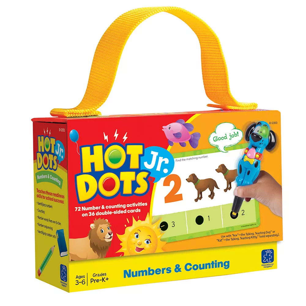 Hot Dots Jr. Numbers & Counting Card Set By Educational Insights