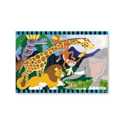 Melissa & Doug 24-pc. Safari Social Floor Puzzle