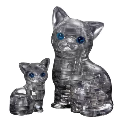 BePuzzled 49-pc. Black Cat & Kitten 3D Crystal Puzzle