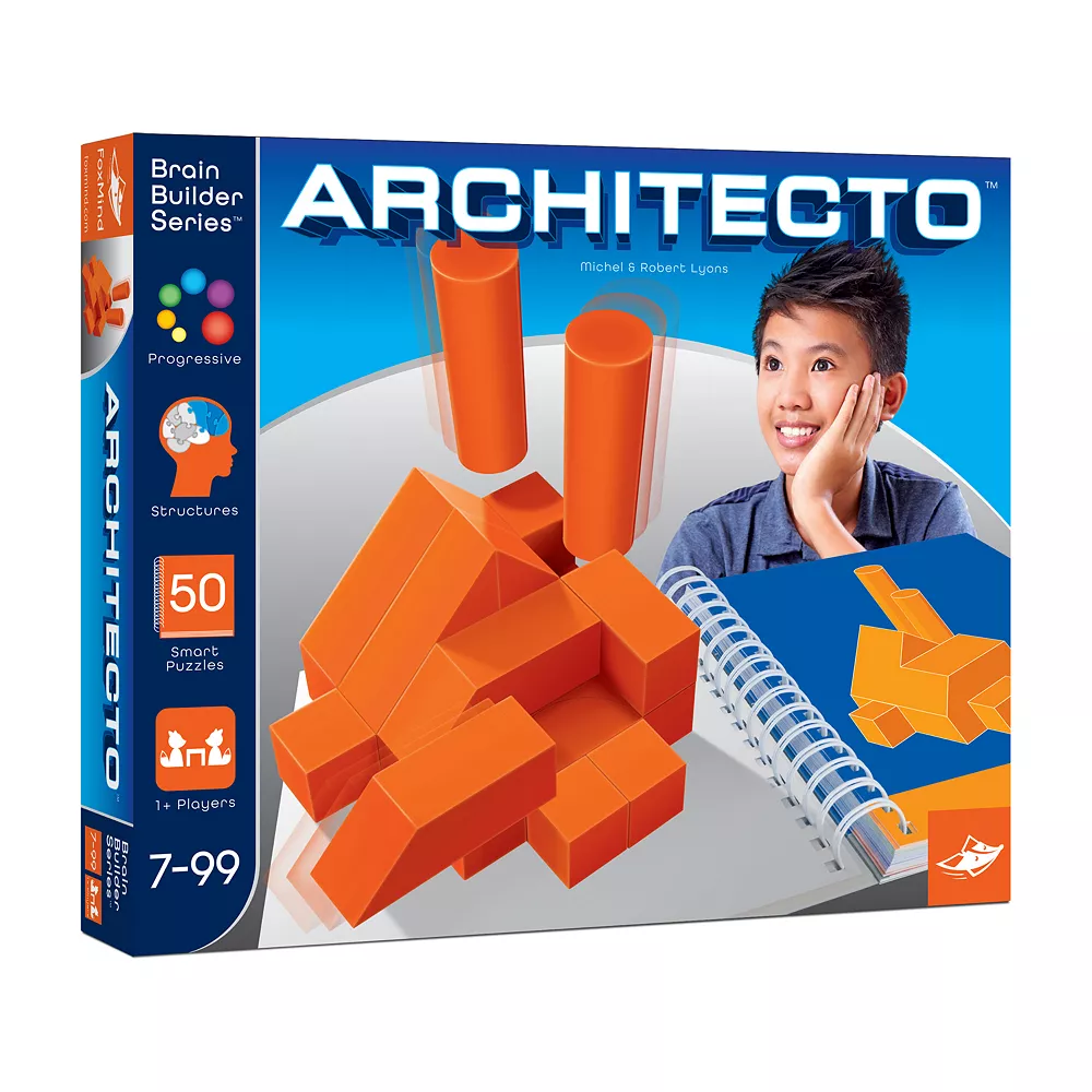 FoxMind Games Brain Builder Series Architecto Puzzle