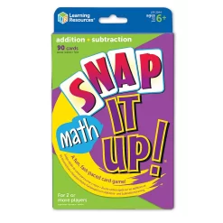 Snap It Up! Addition & Subtraction Card Game By Learning Resources