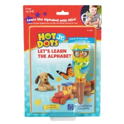 Educational Insights Hot Dots Jr. Let's Learn The Alphabet Interactive Book & Pen Set
