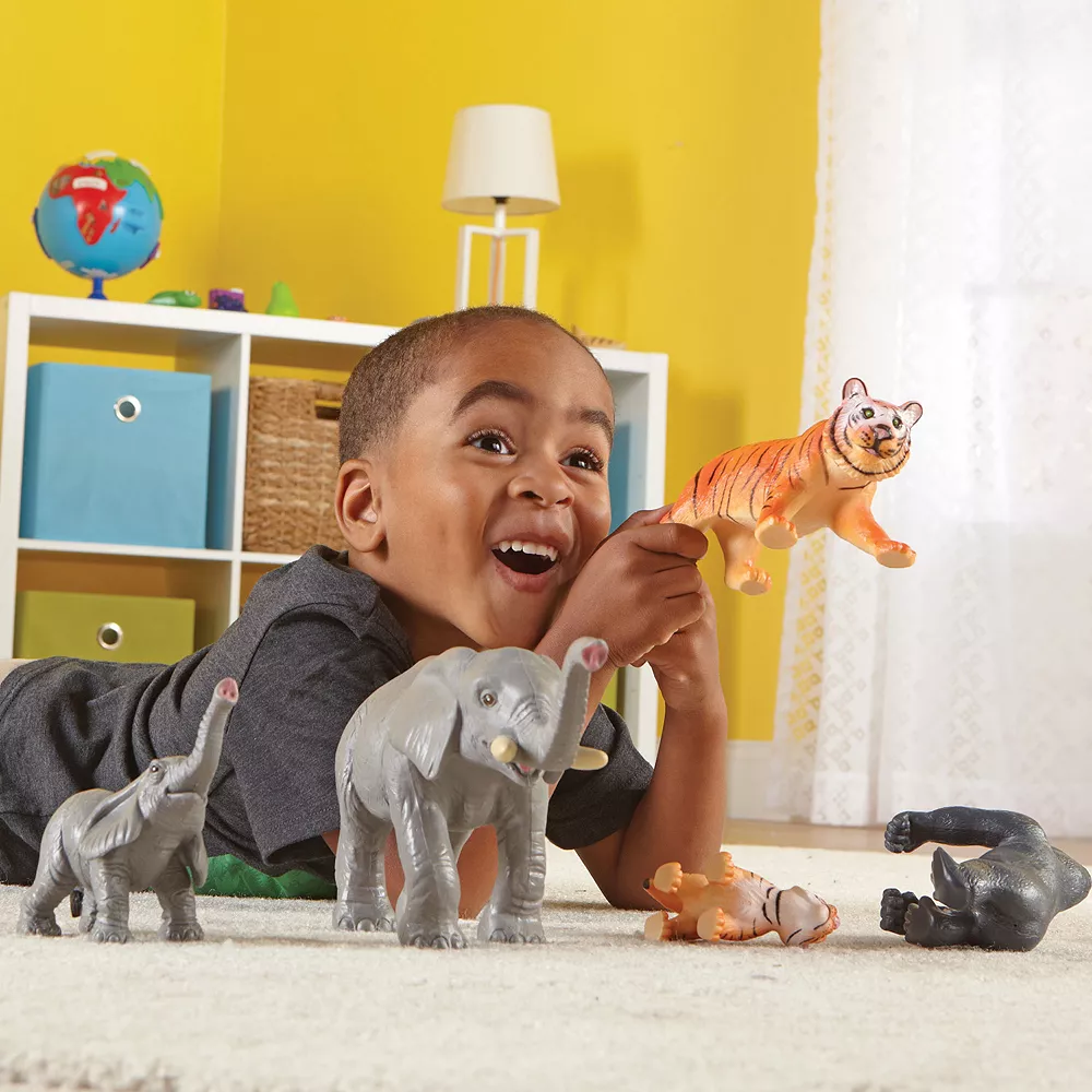 Learning Resources Mommas & Babies Jumbo Jungle Animals - Image 2