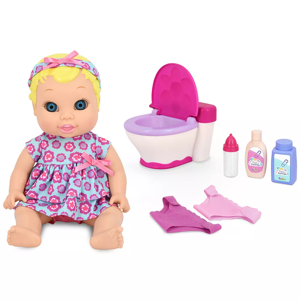 New Adventures Little Darling It's My Potty 11-in. Doll Set