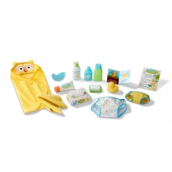 Melissa & Doug Mine To Love 19-Piece Changing & Bathtime Play Set For Dolls