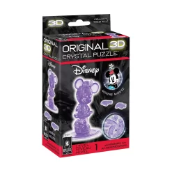 University Games 3D Crystal Puzzle - Disney's Minnie Mouse, 2nd Edition 42-Pieces