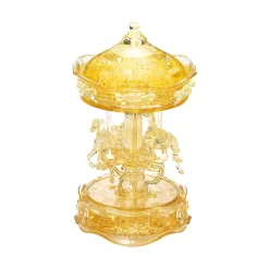 University Games 3D Crystal Puzzle - Carousel 83-Pieces