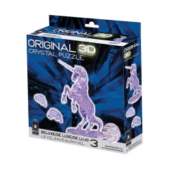 University Games 3D Crystal Puzzle - Unicorn 44-Pieces