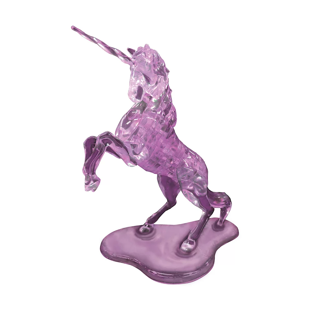 University Games 3D Crystal Puzzle - Unicorn 44-Pieces - Image 3