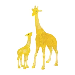 University Games 3D Crystal Puzzle - Giraffe And Baby 38-Pieces