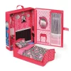 Badger Basket Home & Go Dollhouse Playset Travel & Storage Case With Bed/Bedding For 12-inch Fashion Dolls