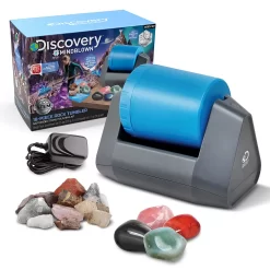 Discovery #Mindblown 18-Piece Rock Tumbler Set With Polishing Machine, Rocks & Jewelry Accessories