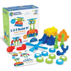 Learning Resources 1-2-3 Build It! Robot Factory