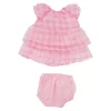 Manhattan Toy Baby Stella Pretty In Pink Baby Doll Dress For 15" Baby Dolls