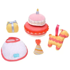 Manhattan Toy Stella Collection 6-Piece Birthday Party Playset For 12" & 15" Dolls