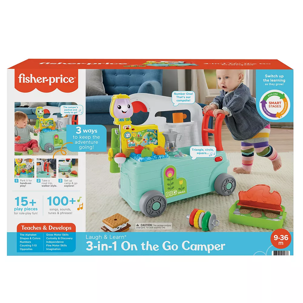 Fisher Price Fisher-Price 3-in-1 On-the-Go Camper - Image 2