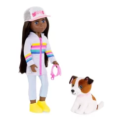 Glitter Girls Jana & Cuddles Doll And Dog Plush Playset