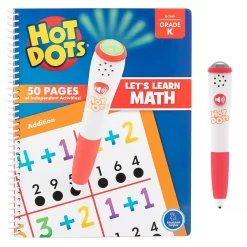 Educational Insights Hot Dots Let's Learn Kindergarten Math Interactive Book!