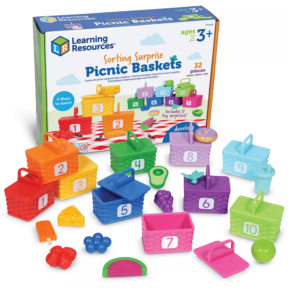 Learning Resources Sorting Picnic Baskets Activity Set