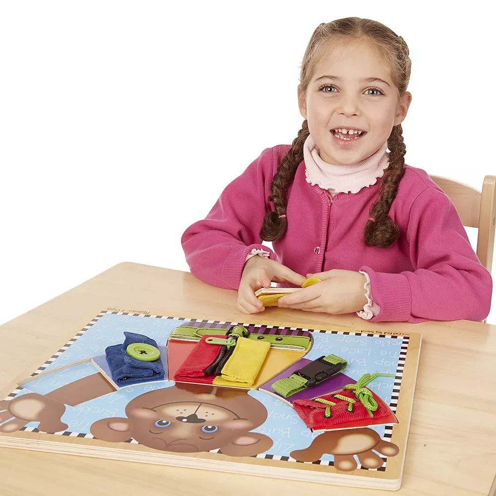 Melissa & Doug Basic Dressing Skills Board - Image 3