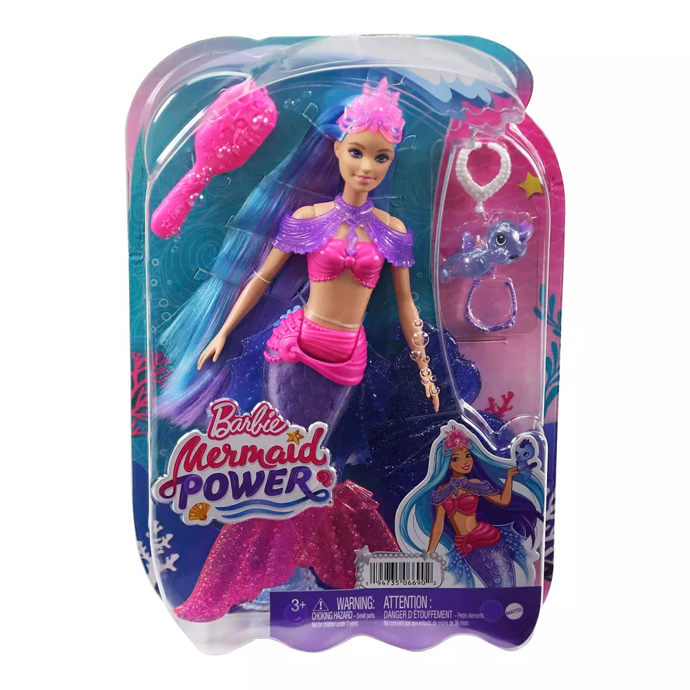 Mermaid Barbie® "Malibu" Doll With Pet And Accessories - Image 2