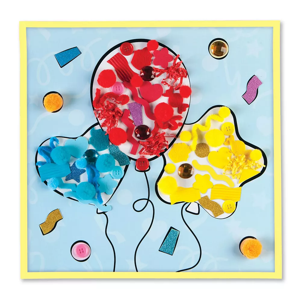 Creativity For Kids Sensory Sticky Wall Art Balloons - Image 2