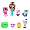 Spin Master Gabby's Dollhouse Dance Party Theme Figure Set With A Gabby Doll And 6 Cat Toy Figures