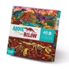 Crocodile Creek Above + Below Dino World 48-piece Jigsaw Floor Puzzle