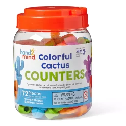 Hand2mind Colorful Cactus Counters