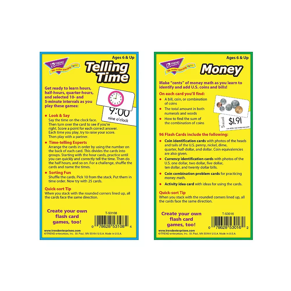 Time And Money Skill Drill Flashcards Assortment - Image 5