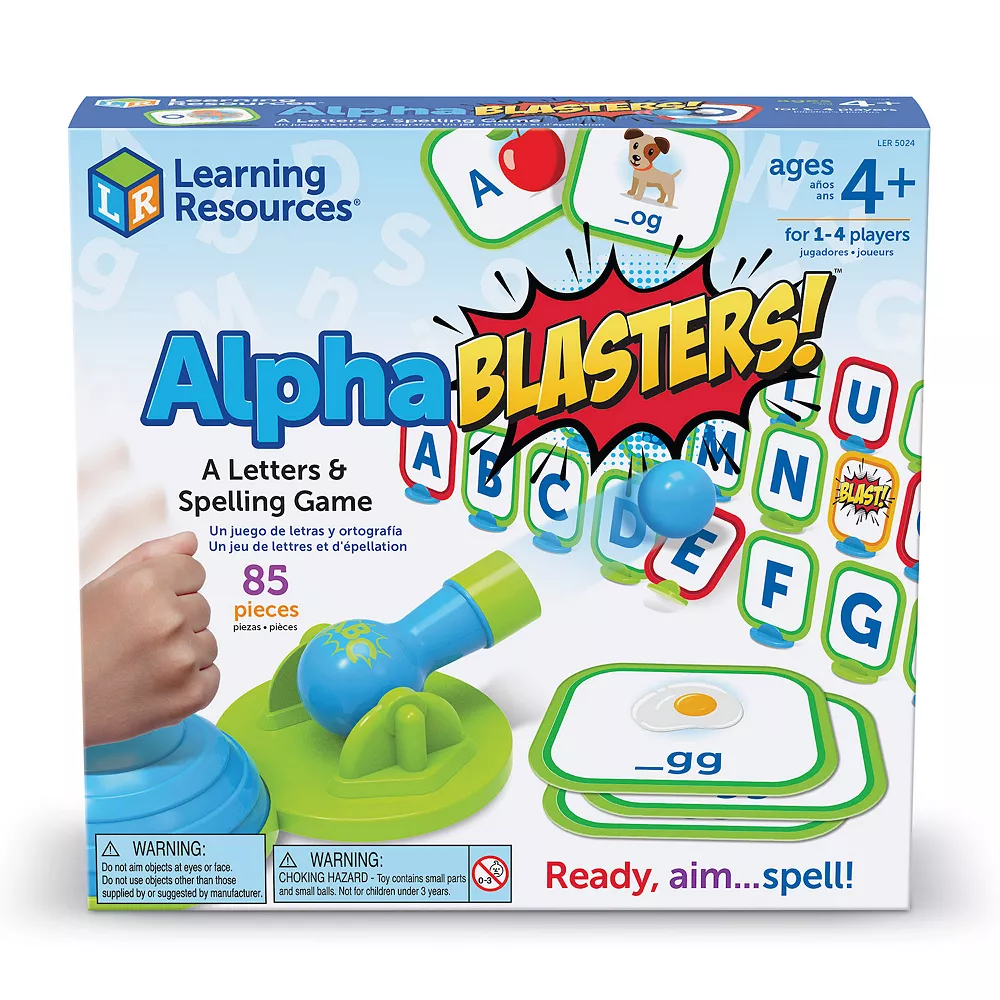 Learning Resources Alphablasters! Letter & Spelling Game