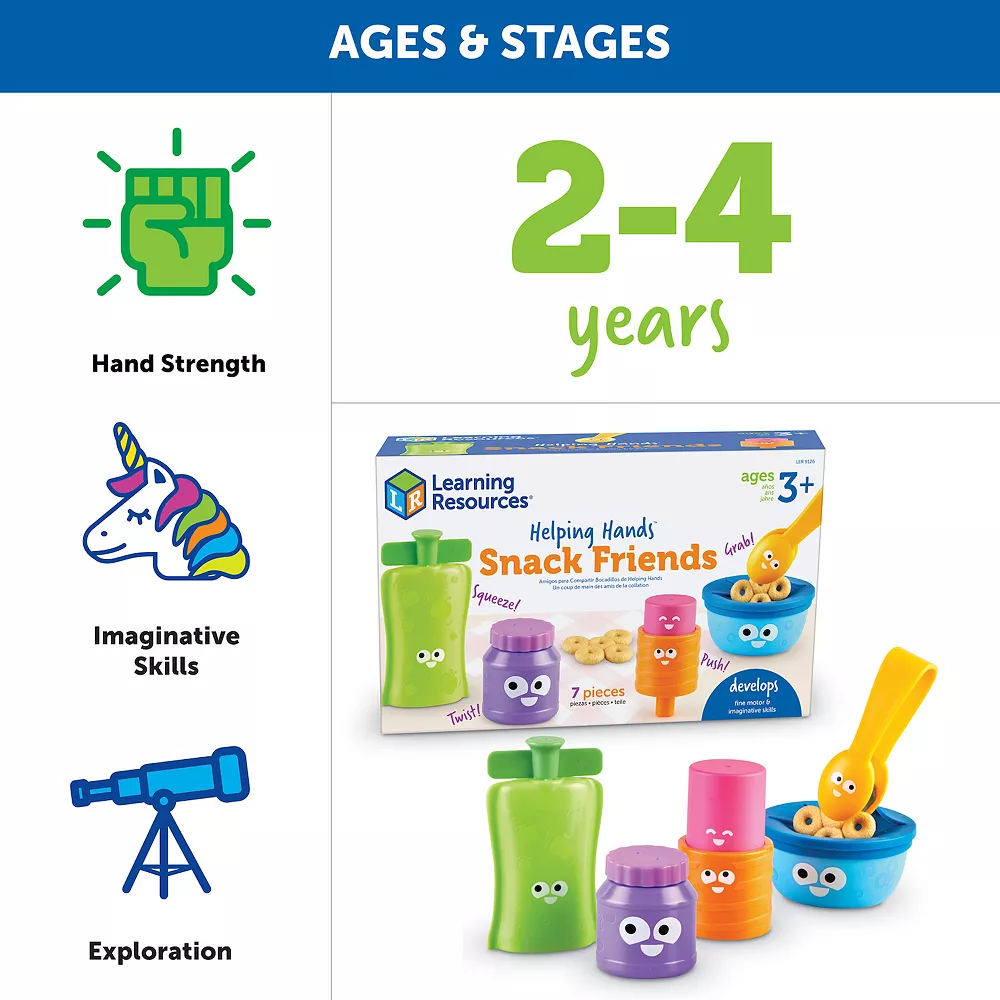 Learning Resources Helping Hands Snack Pals - Image 4