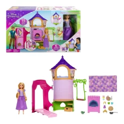 Disney Princess Rapunzel's Tower Playset By Mattel
