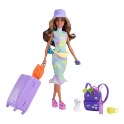 Barbie® Doll And Accessories Travel Set With Teresa Doll And Puppy