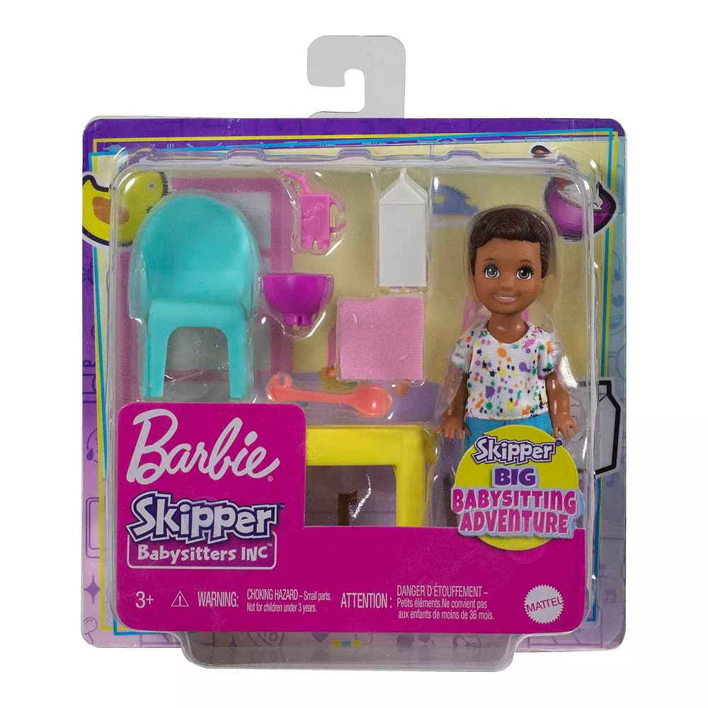 Barbie Babysitters, Inc. Barbie Doll, Table & Chairs Set - Image 2