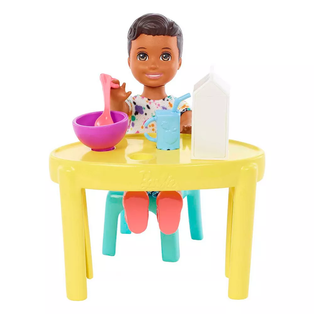 Barbie Babysitters, Inc. Barbie Doll, Table & Chairs Set - Image 3