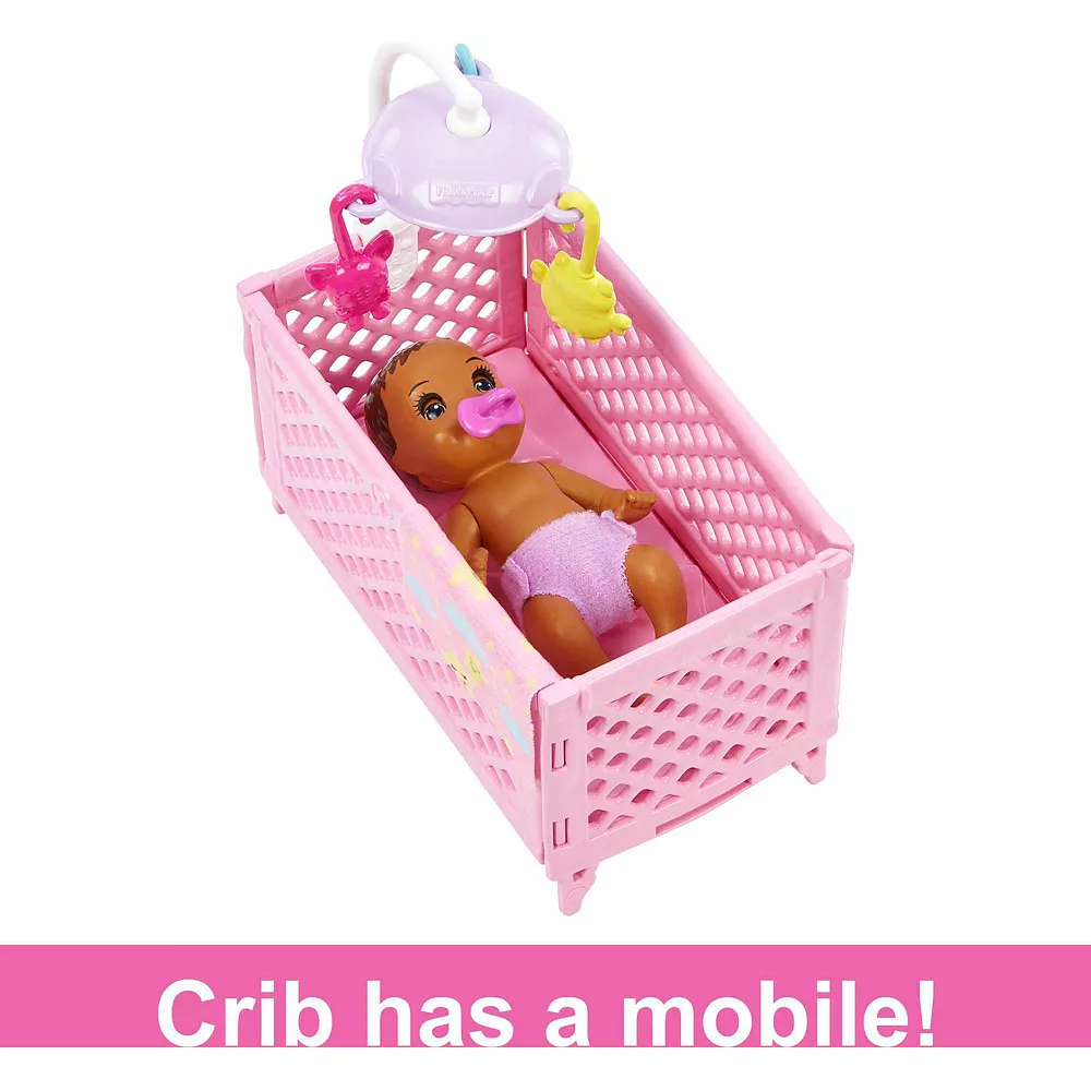 Barbie Skipper Babysitter Doll & Crib Playset - Image 4