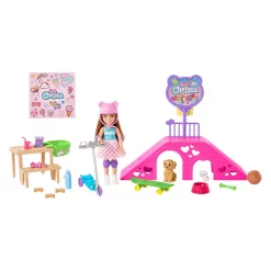 Barbie Chelsea Doll And Skatepark Playset