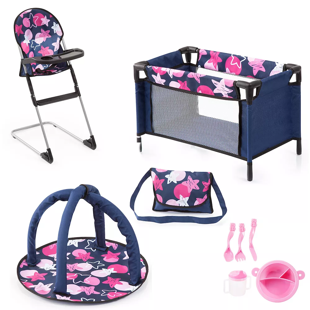 Bayer Dolls Baby Doll Travel Bed Set