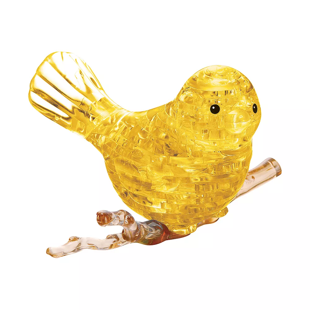 BePuzzled 3D Yellow Bird Crystal Puzzle - Image 2