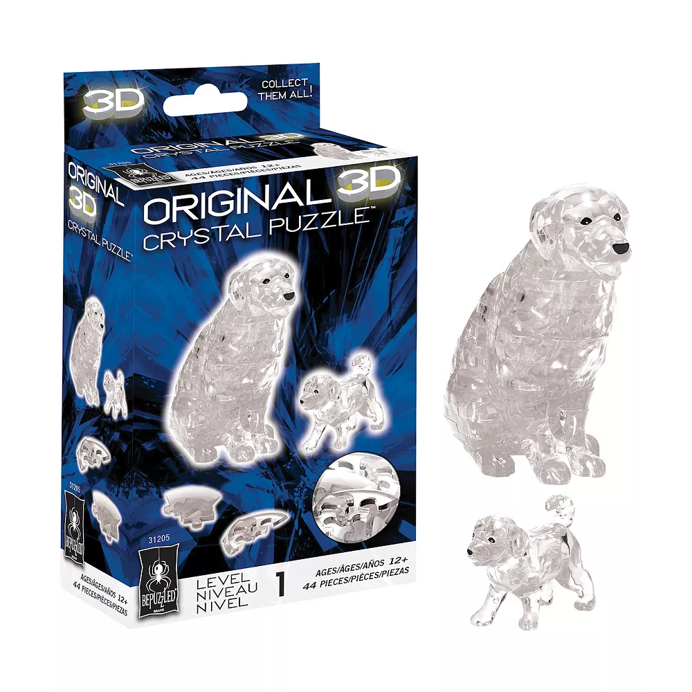 BePuzzled Dog & Puppy Crystal Puzzle
