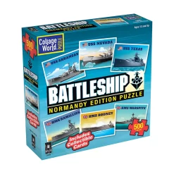 BePuzzled Battleship Collage World Puzzle
