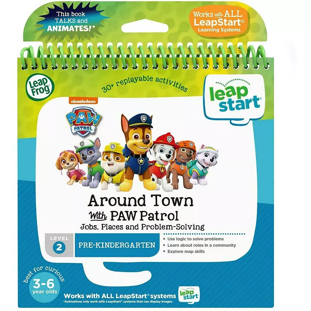 Leapfrog Leapstart 3D Activity Book Around Town With Paw Patrol