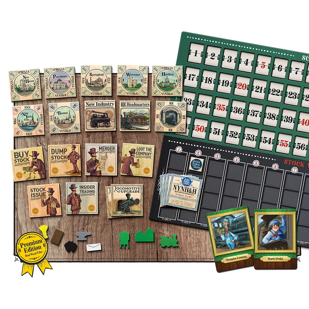 Front Porch Games Railroad Rivals The Robber Baron Expansion - Premium Edition - Image 4